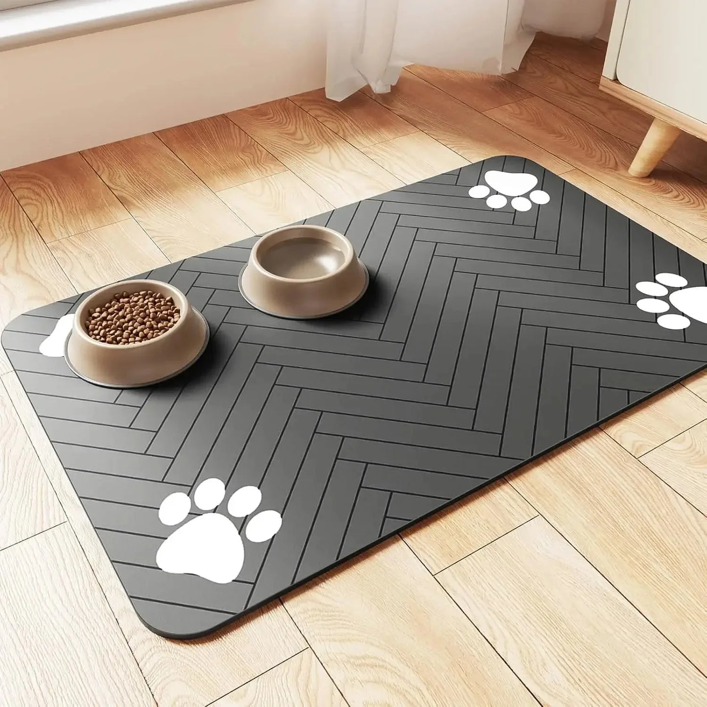 PupSup Pet Feeding Mat | Waterproof, Non-Slip & Quick-Dry for Dogs & Cats