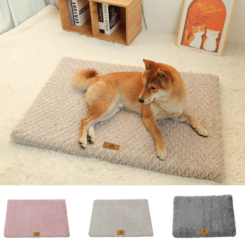 PupSup Orthopedic Dog Bed | High-Density 3D Foam & Washable Faux Fur Cover