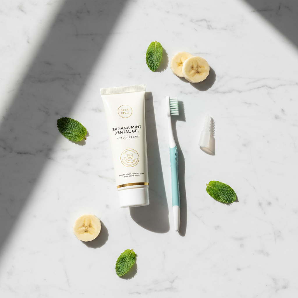 Dental Care Kit Flat Lay